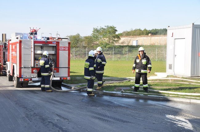 Pożar na wysypisku