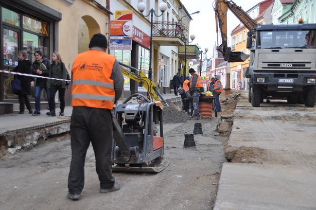 Remont Klasztornej ? praca wre