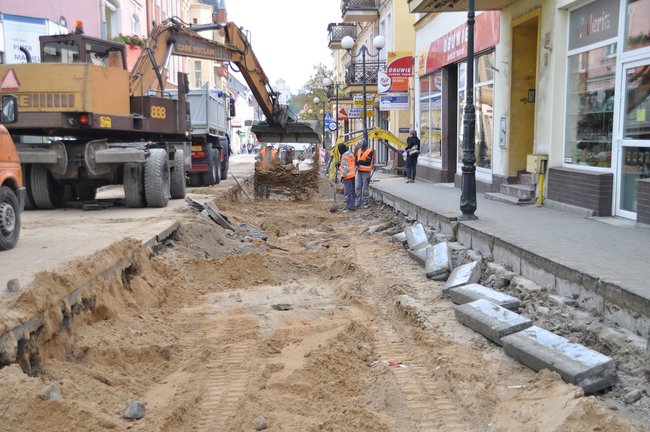 Remont Klasztornej ? praca wre