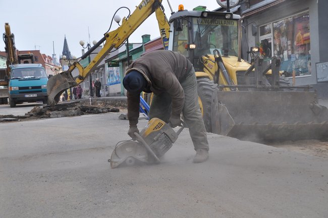 Remont Klasztornej ? praca wre