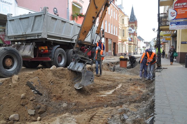 Remont Klasztornej ? praca wre