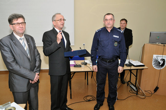 Komendant pożegnał się z radnymi