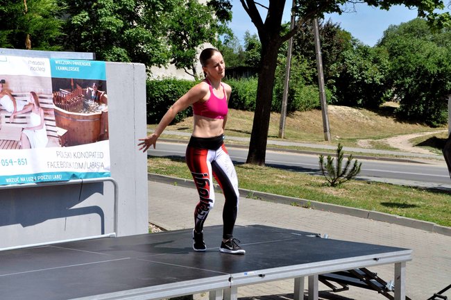 Zumba przy hali