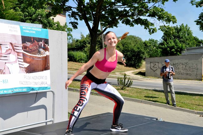 Zumba przy hali