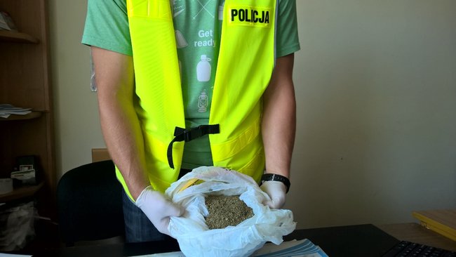Świecianin zatrzymany za posiadanie narkotyków