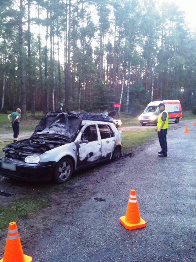 Golf stanął w płomieniach