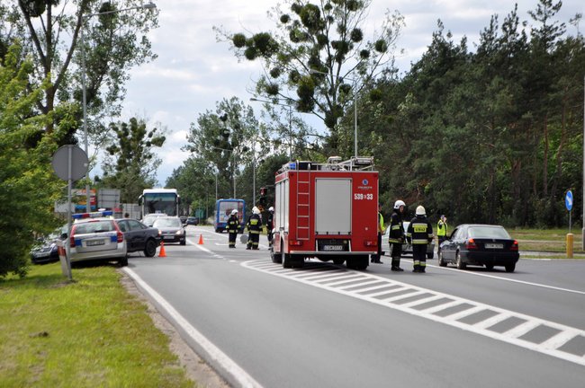 Wypadek na ul. Bydgoskiej
