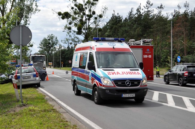 Wypadek na ul. Bydgoskiej