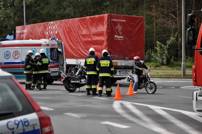 Wypadek na ul. Bydgoskiej