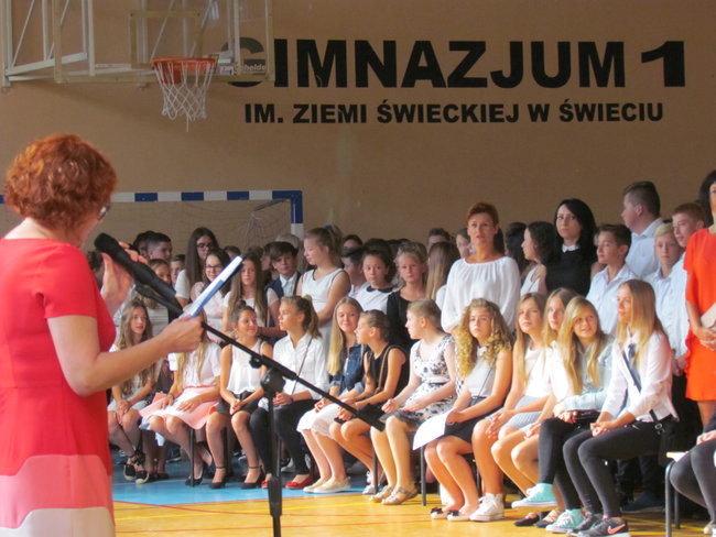 Wyjątkowa pierwsza klasa gimnazjum