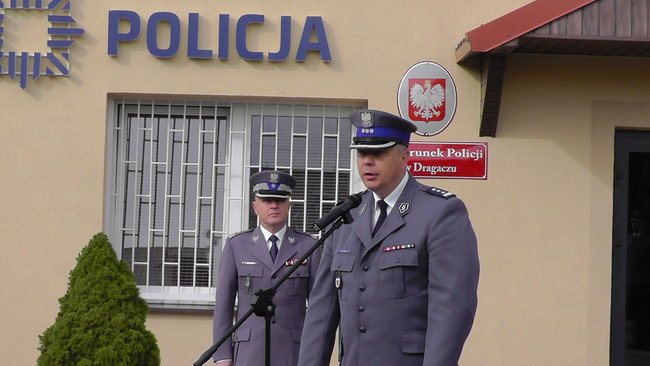 Minister Błaszczak otworzył posterunek policji w Dragaczu