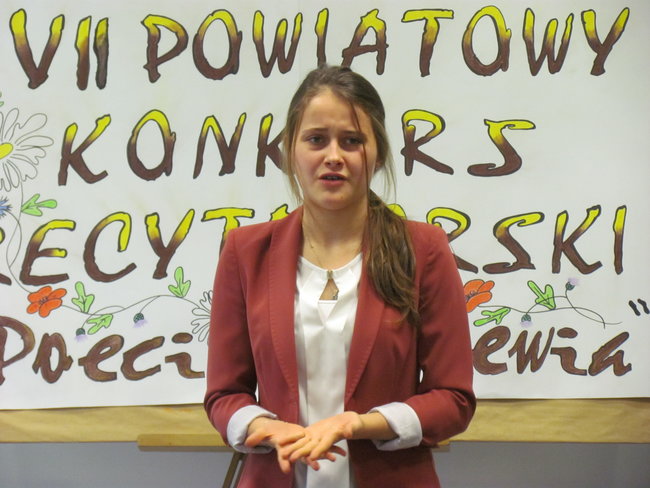 Recytowali naszych poetów