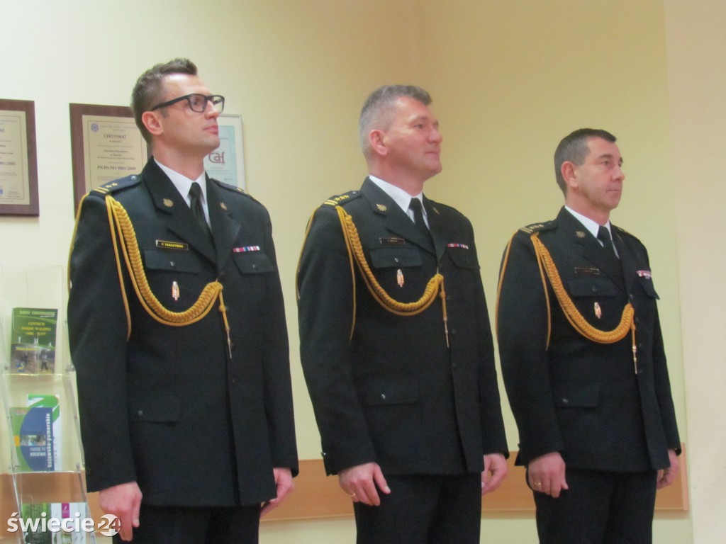 Nowy komendant Straży Pożarnej w Świeciu