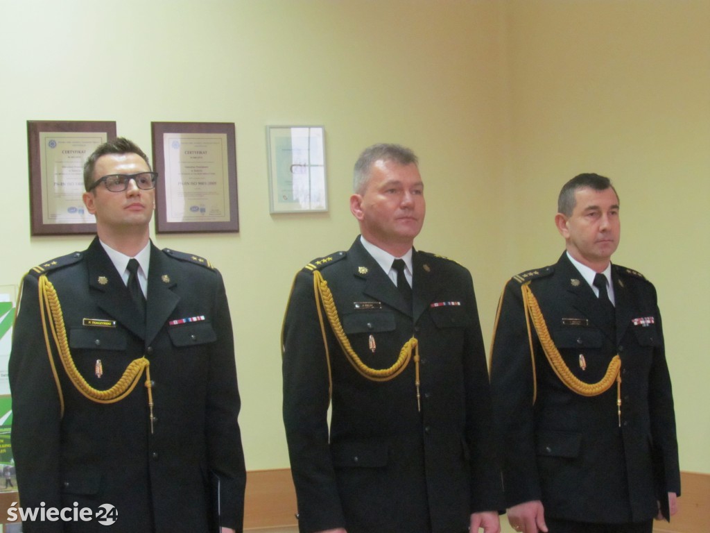 Nowy komendant Straży Pożarnej w Świeciu