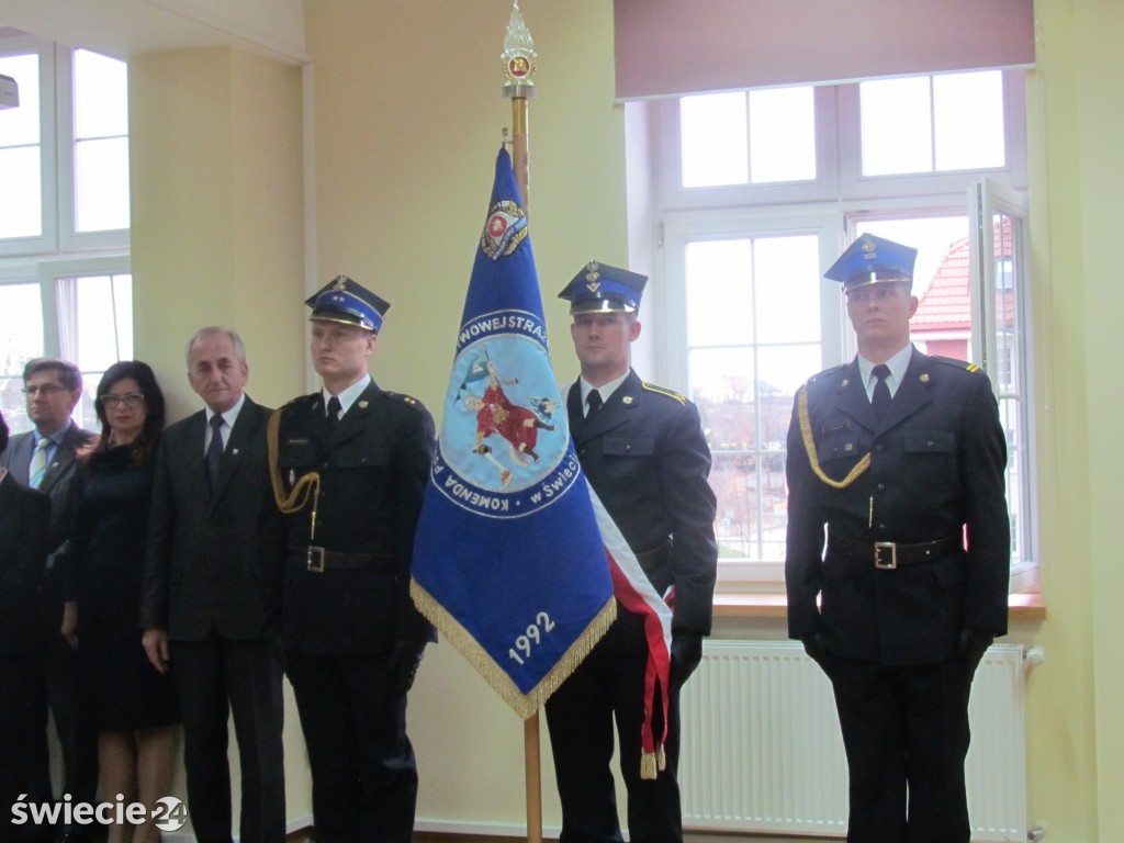 Nowy komendant Straży Pożarnej w Świeciu
