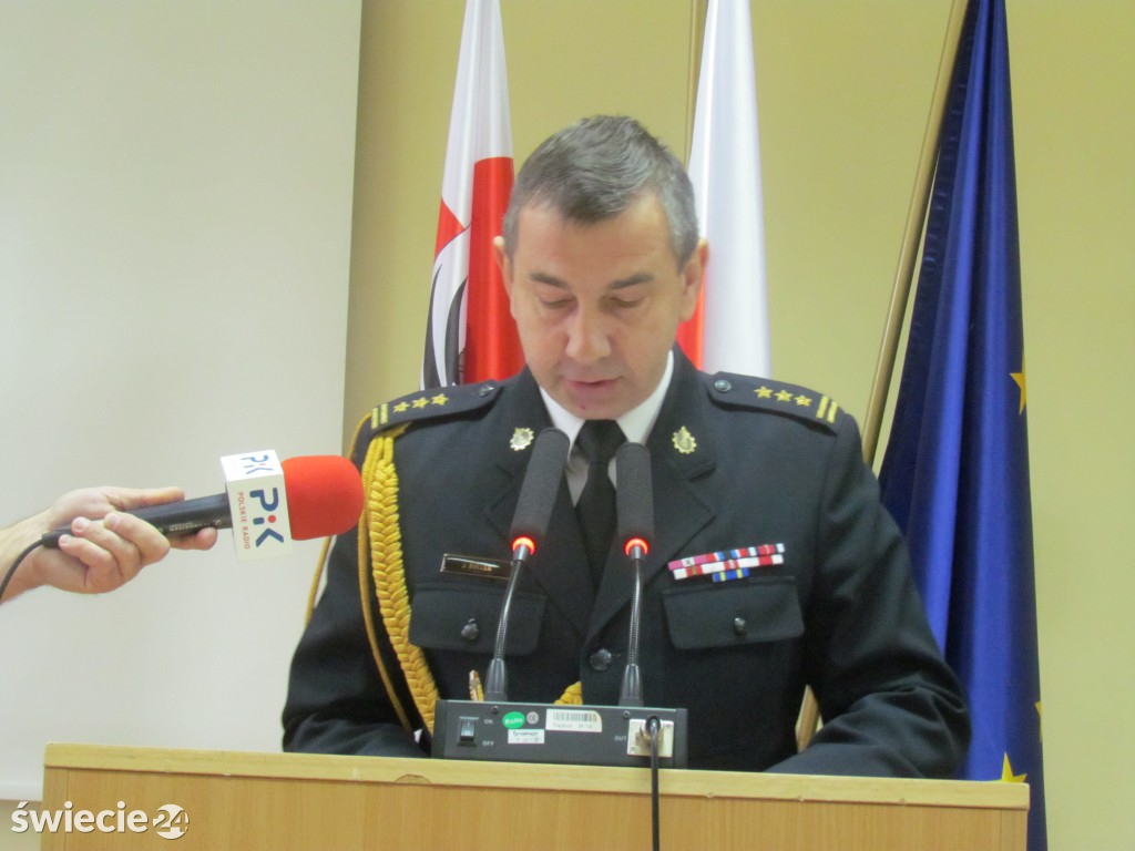 Nowy komendant Straży Pożarnej w Świeciu