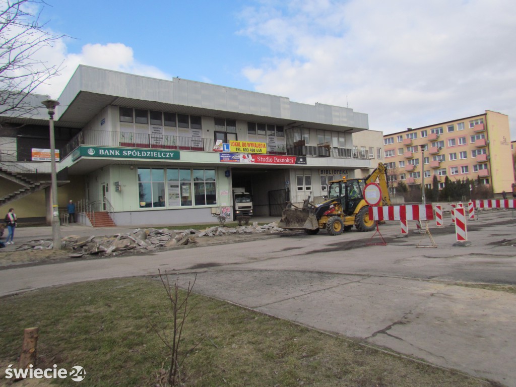 Remont parkingu przy Wyszyńskiego