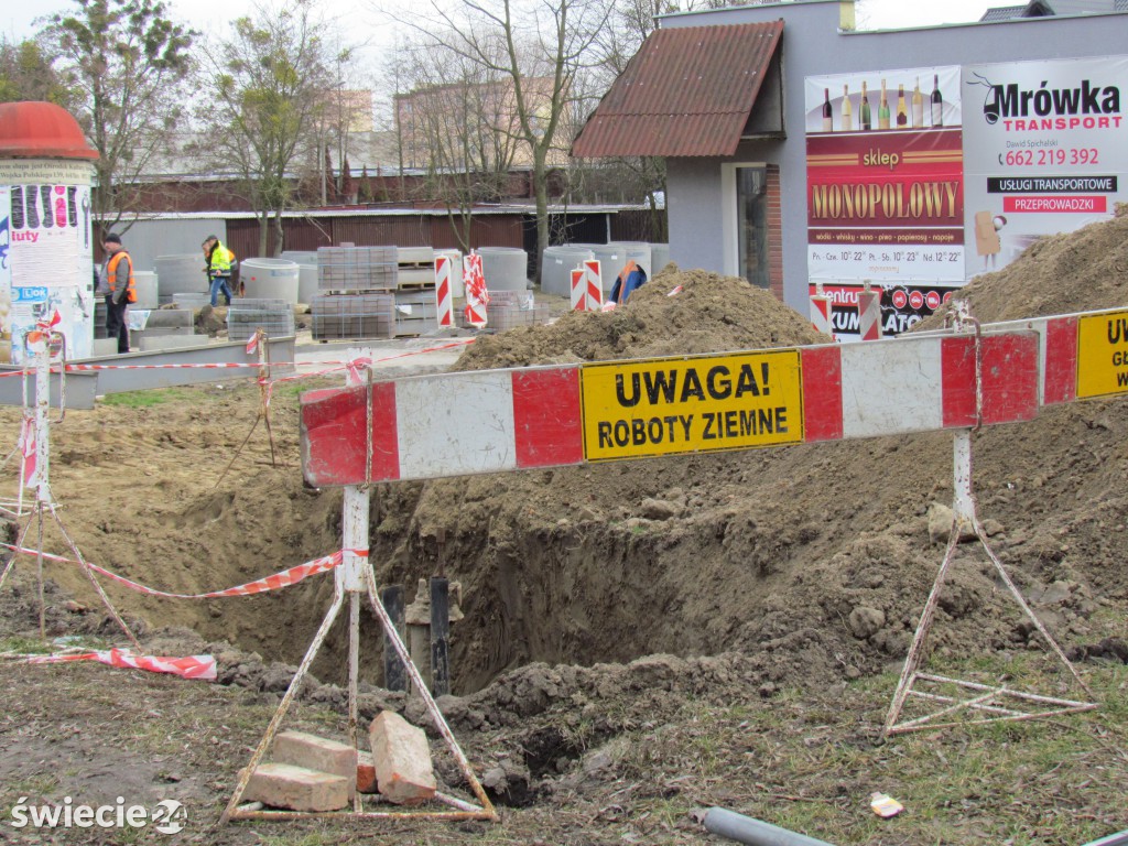 Remont parkingu przy Wyszyńskiego