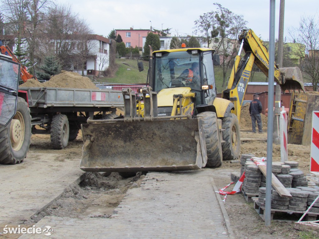 Remont parkingu przy Wyszyńskiego