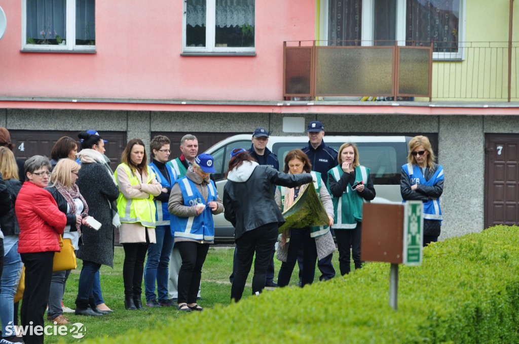 Ewakucja pracowników ZUS w Świeciu