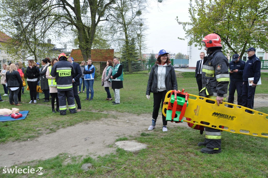 Ewakucja pracowników ZUS w Świeciu
