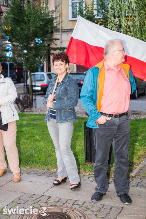 Kolejny dzień protestów w Świeciu