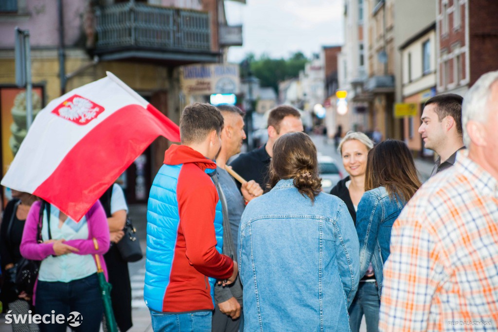 Kolejny dzień protestów w Świeciu