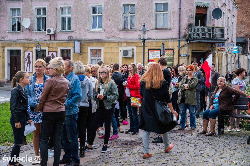 Kolejny dzień protestów w Świeciu