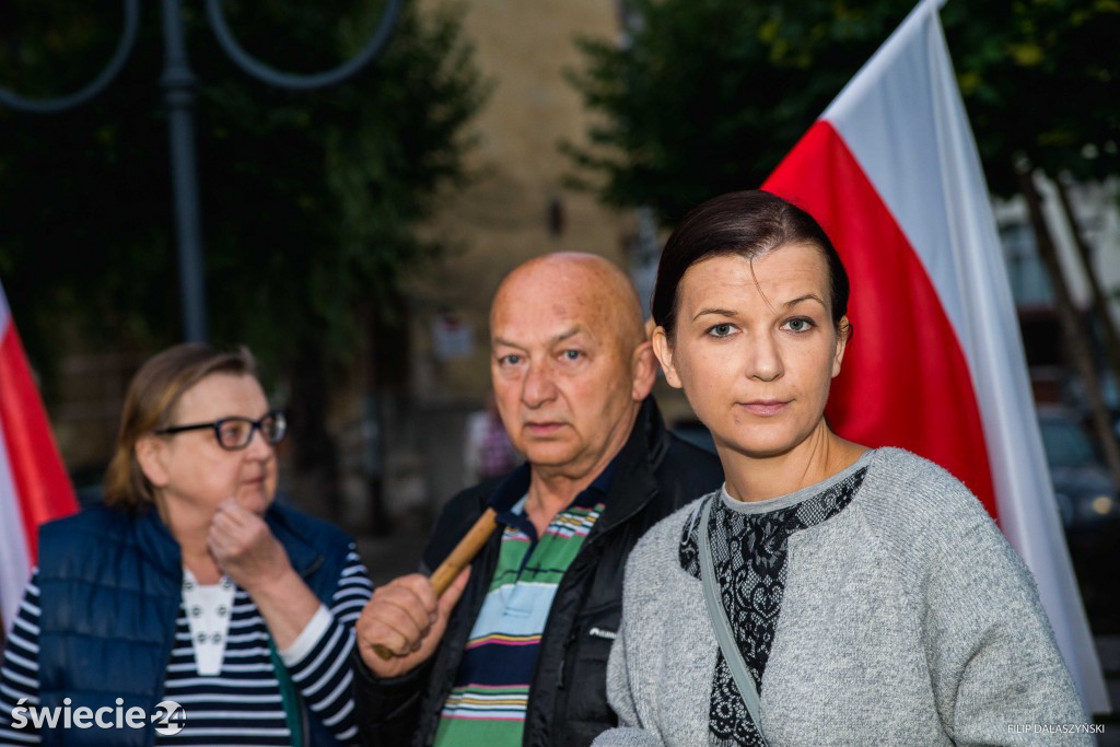 Kolejny dzień protestów w Świeciu