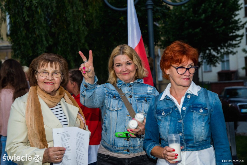 Kolejny dzień protestów w Świeciu