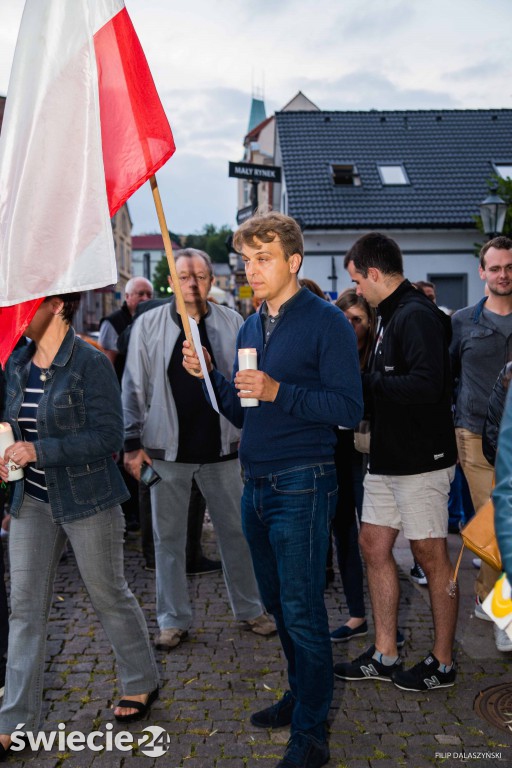 Kolejny dzień protestów w Świeciu