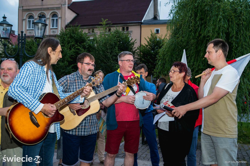 Kolejny dzień protestów w Świeciu