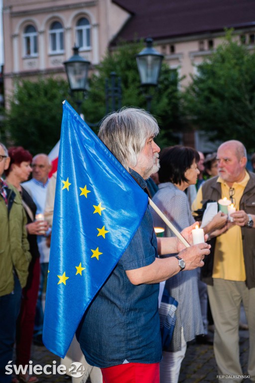 Kolejny dzień protestów w Świeciu