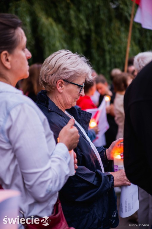 Kolejny dzień protestów w Świeciu