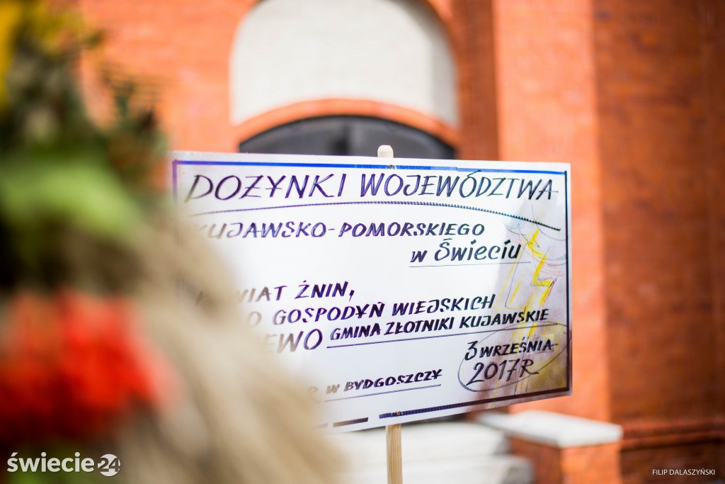Dożynki wojewódzkie w Świeciu