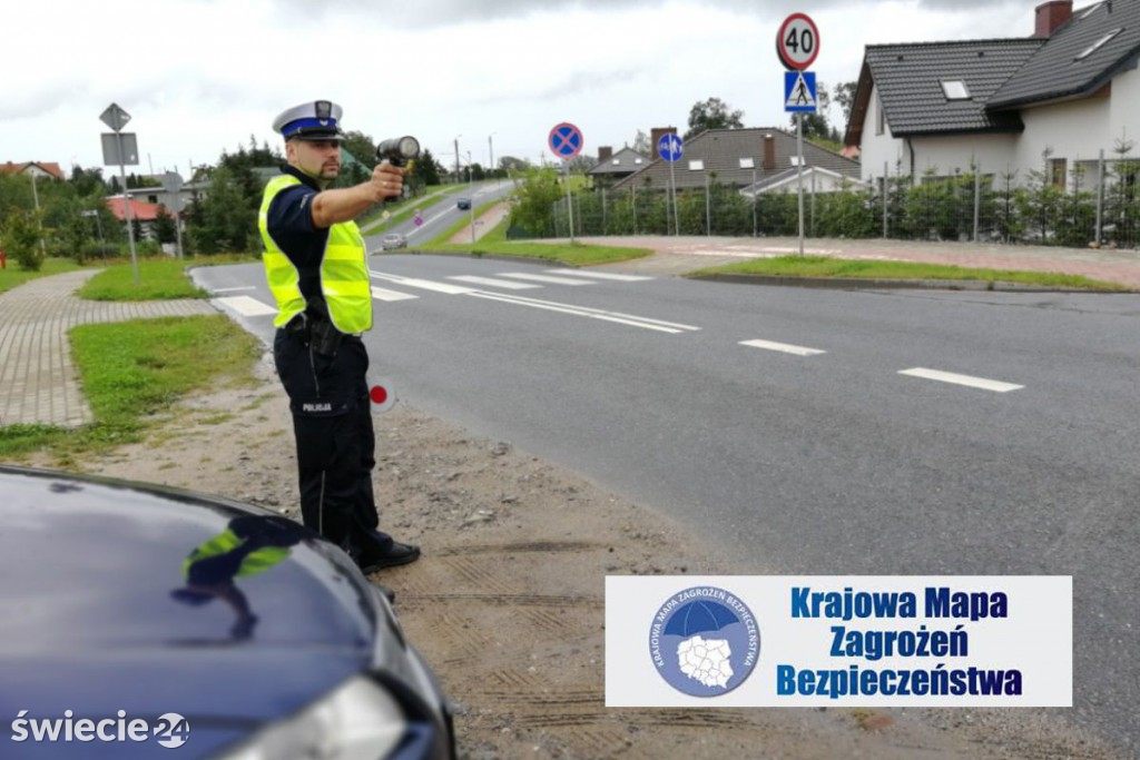 Częste pomiary prędkości na Miodowej