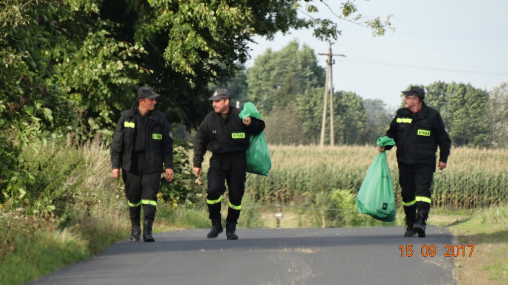 Strażacy z miasta i gminy sprzątali świat