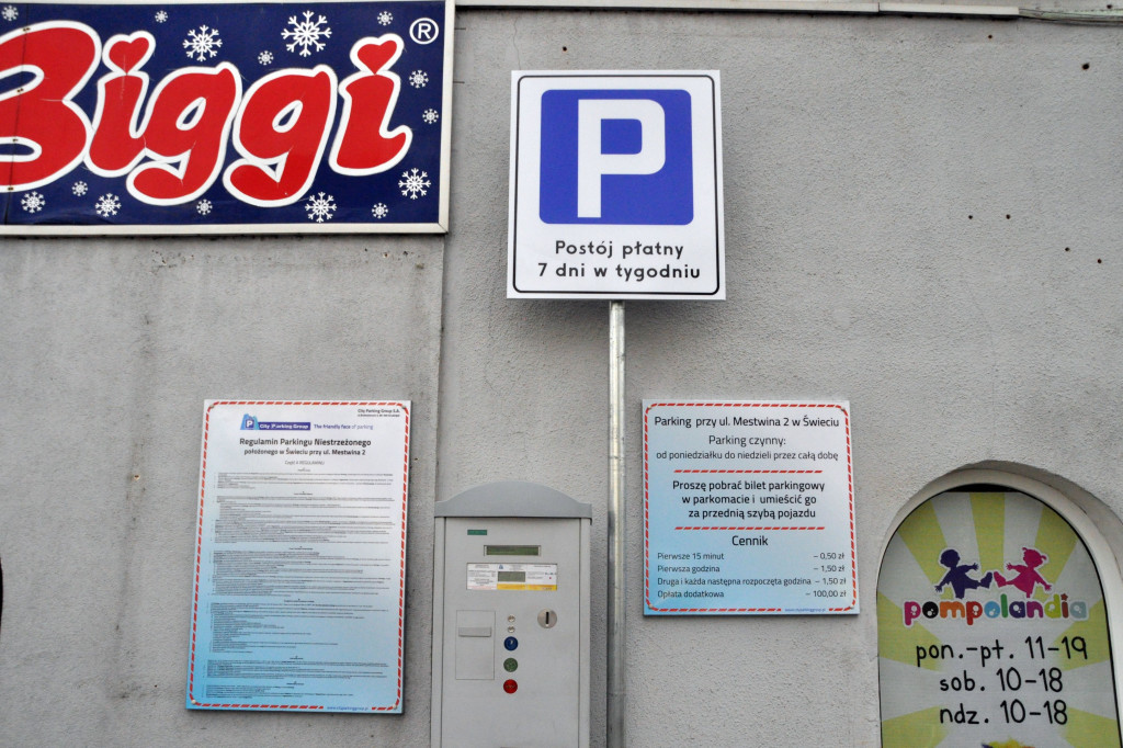 Prywatna strefa płatnego parkowania