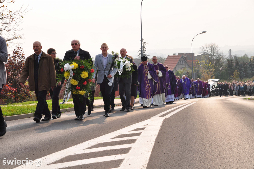 Pogrzeb ks. Kubiaka - proboszcza z Marianek