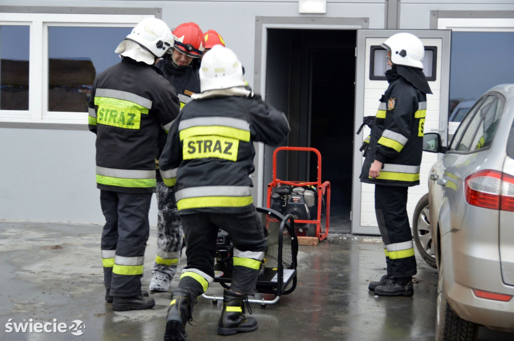 W Grucznie paliła się parafina