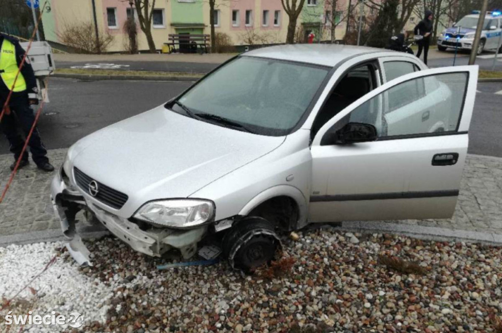 Policyjny pościg ulicami miasta
