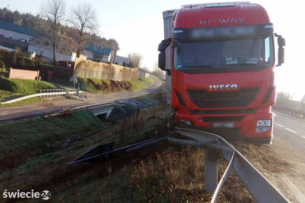 Kierowca TIRa zasłabł na obwodnicy