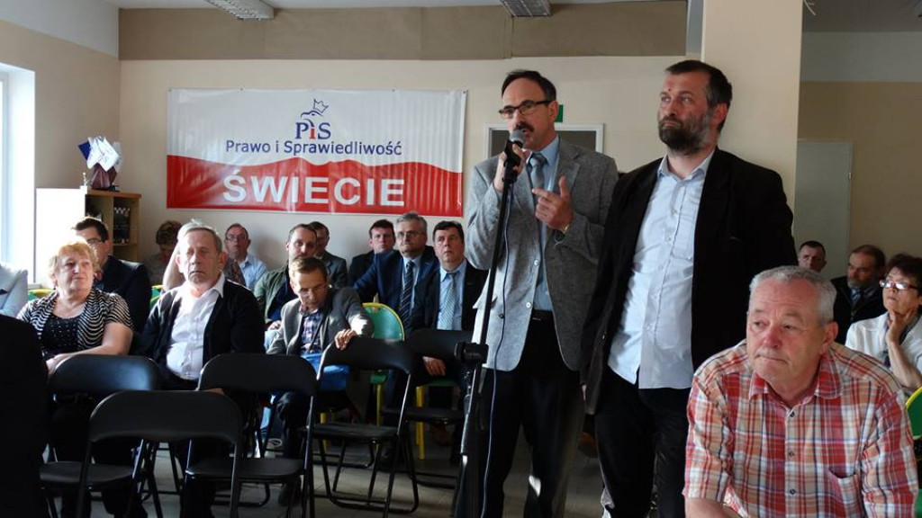 Spotkanie z posłami PiS w Świeciu