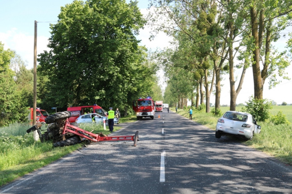 Niebezpieczny wypadek we Franciszkowie