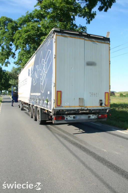 Dwa wypadki w powiecie świeckim