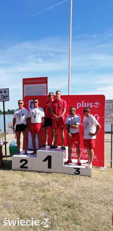 Świeccy ratownicy wodni na podium