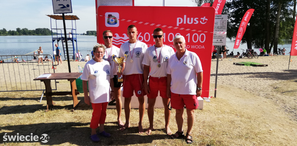 Świeccy ratownicy wodni na podium