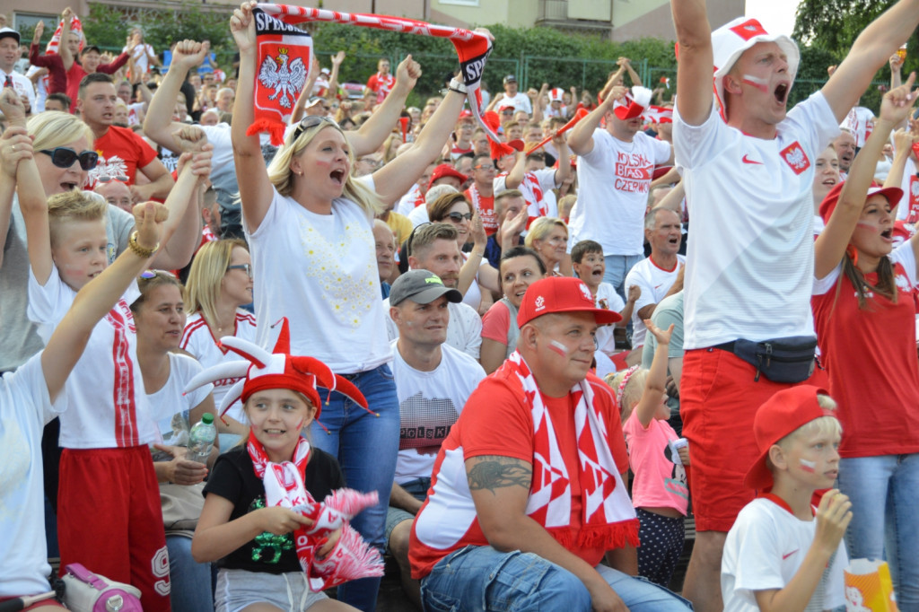 Tłum kibiców zawiedziony grą Polaków