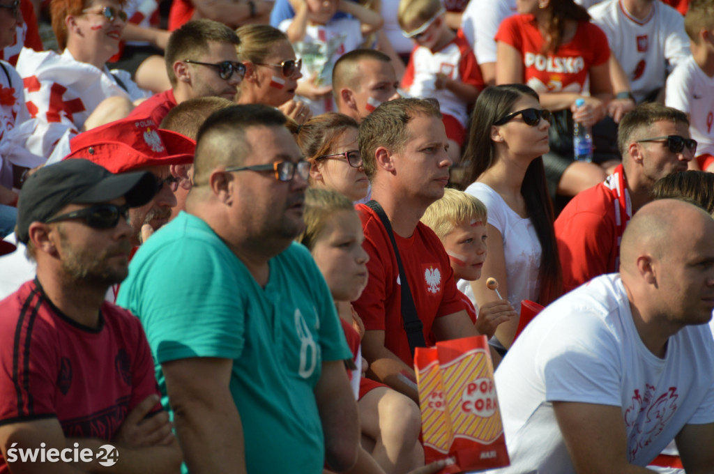 Tłum kibiców zawiedziony grą Polaków