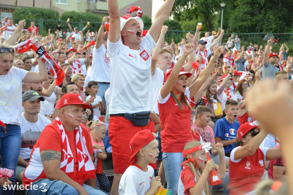 Tłum kibiców zawiedziony grą Polaków